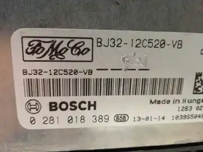 Second-hand car spare part ecu engine control for land rover evoque dynamic oem iam references bj3212c520vb 0281018389 