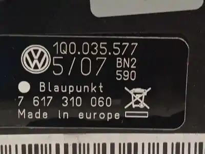 Second-hand car spare part electronic module for volkswagen eos (1f7) 2.0 tdi oem iam references 1q0035577 7617310060 