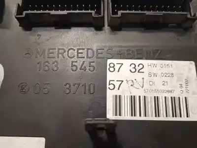 İkinci el araba yedek parçası konfor kontrol ünitesi için mercedes-benz clase m (w163) 270 cdi (163.113) oem iam referansları 1635458732 a1635458732 