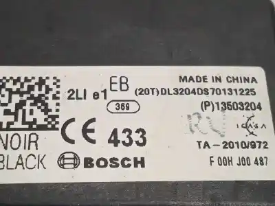 Автозапчастина б/у електронний модуль для opel corsa e business посилання на oem iam 13503204 f00hj00487 