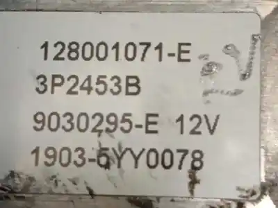 Second-hand car spare part passenger side right window regulator for dacia dokker ambiance oem iam references 128001071e  