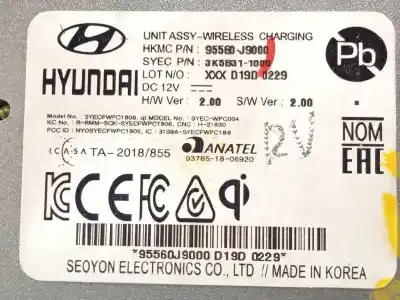 Автозапчасти б/у электронный модуль за hyundai kona 1.0 tgdi cat ссылки oem iam 95560j9000  