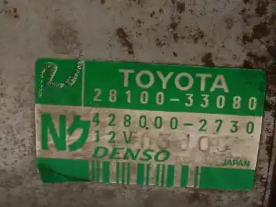 Peça sobressalente para automóvel em segunda mão motor de arranque por toyota auris luna+ referências oem iam 2810033080 4280002730 