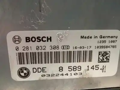 Pièce détachée automobile d'occasion calculateur moteur ecu pour bmw serie 4 gran coupe (f36) 420d m sport références oem iam 8589145 0281032308 