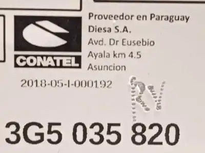 Recambio de automóvil de segunda mano de sistema navegacion gps para volkswagen passat berlina (cb2) * referencias oem iam 3g5035820  