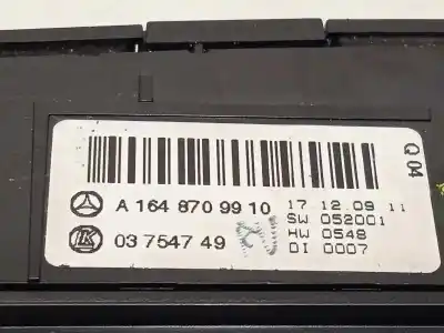 Recambio de automóvil de segunda mano de mando multifuncion para mercedes clase m (w164) ml 350 blutec 4-matic (164.124) referencias oem iam a1648709910 1648709910 