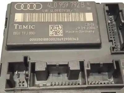 Second-hand car spare part body control unit for audi q7 (4l) 3.0 tdi oem iam references 4l0959792b  