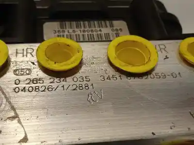 Peça sobressalente para automóvel em segunda mão abs por bmw x3 (e83) 2.0d referências oem iam 34516762059 0265234035 34513414388