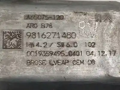 Автозапчасти б/у регулятор стекла заднего левого за citroen c4 picasso feel ссылки oem iam 9816272780 9816271480 