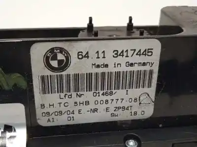 Second-hand car spare part climate control for bmw x3 (e83) 2.0d oem iam references 64113417445  