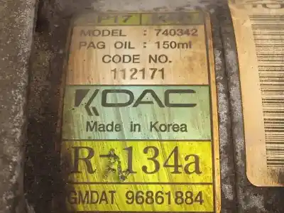 Piesă de schimb auto la mâna a doua compresor de aer condiționat pentru chevrolet captiva 2.0 vcdi lt referințe oem iam 96861884  