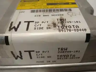 Second-hand car spare part airbag control unit for toyota yaris (ksp9/scp9/nlp9) 1.4 turbodiesel cat oem iam references 891700d440 220749101 