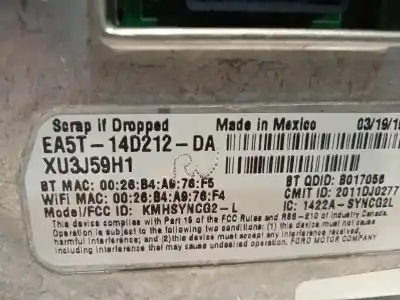 Second-hand car spare part gps navigation system for ford focus turn. titanium oem iam references ea5t14d212da dm5t14f239ap 2161224