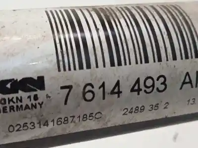 Second-hand car spare part rear left transmission for bmw x3 (f25) sdrive 18 d oem iam references 7614493 33207614493 