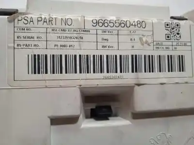 Peça sobressalente para automóvel em segunda mão quadrante por citroen c5 berlina 2.0 hdi fap cat (rhr / dw10bted4) referências oem iam 9665560480  