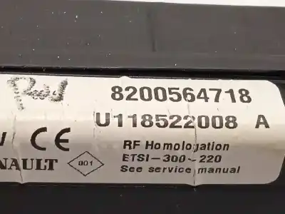 Second-hand car spare part electronic module for dacia sandero básico oem iam references 8200564718  
