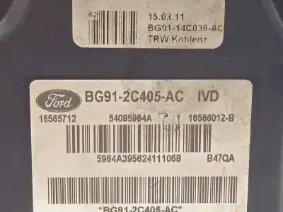 Second-hand car spare part abs for ford s-max (ca1) titanium (03.2010->) oem iam references bg912c405ac 16565712 bg9114c036ac