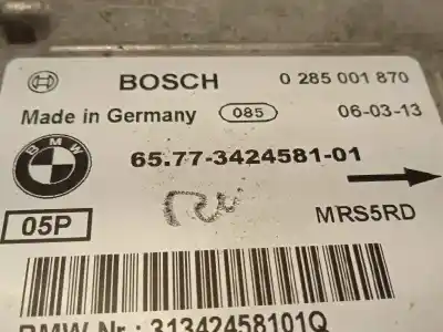 Peça sobressalente para automóvel em segunda mão centralina de airbag por bmw x3 (e83) 2.0d referências oem iam 65773424581 0285001870 