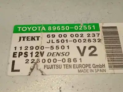 Автозапчастина б/у блок управління рульмову для toyota auris active посилання на oem iam 8965002551 6900002237 jl501002632