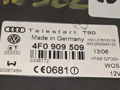 Peça sobressalente para automóvel em segunda mão módulo eletrônico por audi q7 (4l) 3.0 tdi referências oem iam 4f0909509  
