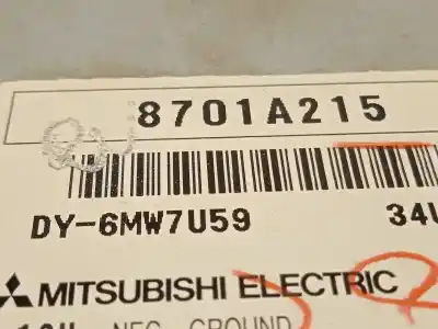 Автозапчастина б/у аудіо система / радіо cd для mitsubishi outlander (cw0) 2.0 di-d cat посилання на oem iam 8701a215  