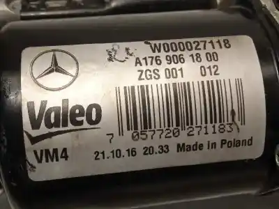 Автозапчасти б/у мотор переднего стеклоочистителя за mercedes-benz clase a (w176) 2.1 cdi cat ссылки oem iam a1769061800 a1768200040 w000027118