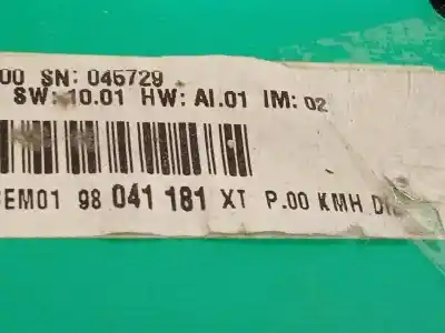 Second-hand car spare part dashboard for citroen c3 collection oem iam references 98041181xt  
