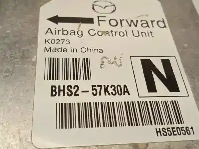 Автозапчасти б/у блок управления подушками безопасности за mazda 3 (bm, bn) 2.0 ссылки oem iam bhs257k30a  