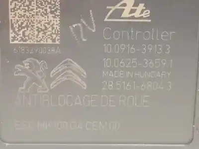Peça sobressalente para automóvel em segunda mão abs por peugeot 208 active referências oem iam 9822654880 10022012064 10091639133