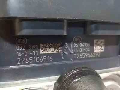 Peça sobressalente para automóvel em segunda mão abs por opel corsa e selective referências oem iam 39011871 269539 0265956292