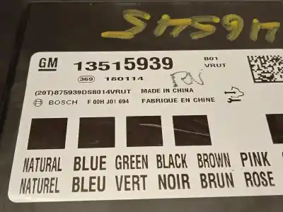 Second-hand car spare part electronic module for opel corsa e business oem iam references 13515939  