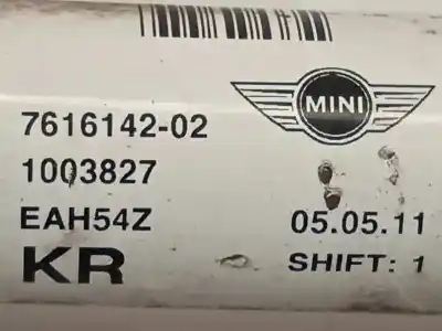 Автозапчасти б/у передняя правая трансмиссия за mini mini (r56) cooper d ссылки oem iam 7616142 31607616142 
