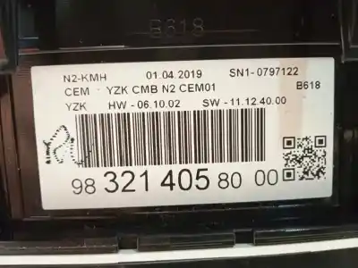 Peça sobressalente para automóvel em segunda mão quadrante por citroen c3 origins referências oem iam 9832140580  