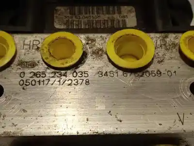 Peça sobressalente para automóvel em segunda mão abs por bmw x3 (e83) 2.0d referências oem iam 34516762059 0265234035 0265950318
