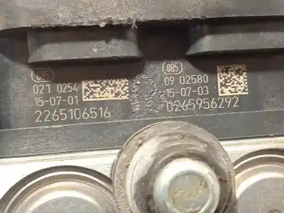 Pezzo di ricambio per auto di seconda mano abs per opel corsa d selective riferimenti oem iam 39002554 269539 0265956292