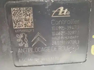 Second-hand car spare part abs for citroen c-elysée shine oem iam references 9817031680 10022008814 28515397083