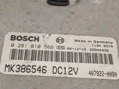 Pièce détachée automobile d'occasion calculateur moteur ecu pour mitsubishi canter 01/99 -> 3.0 diesel références oem iam mk386546 0281010566 4079220090