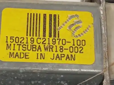 Second-hand car spare part driver left window regulator for nissan pulsar (c13) acenta oem iam references 807013zl0b  