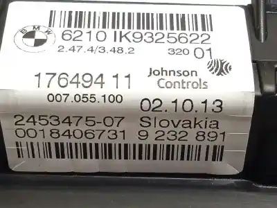 Автозапчастина б/у панель інструментів для bmw serie 1 lim. (f21) 116d efficientdynamics edition посилання на oem iam 62109325622 9235622 