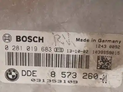 Автозапчастина б/у ебу контролер двигуна для bmw serie 1 lim. (f21) 116d efficientdynamics edition посилання на oem iam 8573260 0281019683 13618573260