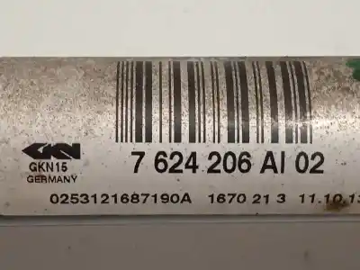 Автозапчасти б/у задняя правая трансмиссия за bmw serie 1 lim. (f21) 116d efficientdynamics edition ссылки oem iam 7624206  