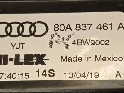 Автозапчасти б/у регулятор стекла переднего левого за audi q5 (fyb) 40 tdi quattro básico ссылки oem iam 80a837461a 5q4959801b 