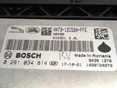 Pezzo di ricambio per auto di seconda mano centralina motore per land rover discovery sport hse riferimenti oem iam hx7312c520ffe 0281034814 lr109538