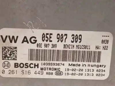 Peça sobressalente para automóvel em segunda mão centralina de motor uce por seat ateca (kh7) style referências oem iam 05e907309 0261s16449 