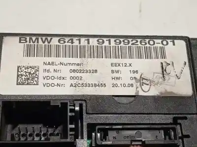 Peça sobressalente para automóvel em segunda mão comando de sofagem (chauffage / ar condicionado) por bmw serie 1 coupe (e82) 120d referências oem iam 64119199260 9199260 