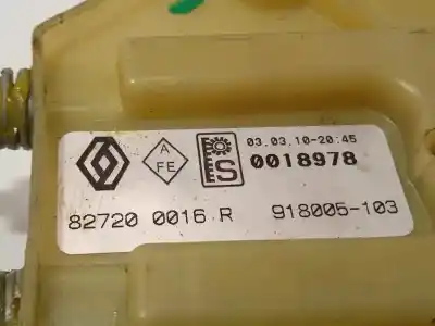 Second-hand car spare part rear right window regulator for renault fluence 1.5 dynamique [1.5 ltr. - 78 kw dci diesel] oem iam references 827200016r 827300013r 