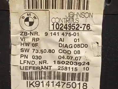 Peça sobressalente para automóvel em segunda mão quadrante por bmw serie 1 berlina (e81/e87) 118d referências oem iam 9141475 62109141475 