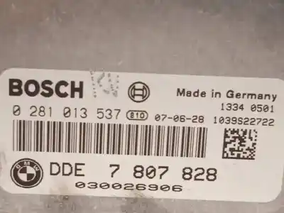 Second-hand car spare part ecu engine control for bmw serie 1 berlina (e81/e87) 118d oem iam references 7807828 0281013537 13617807828