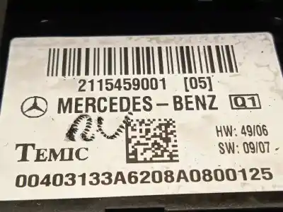 Pezzo di ricambio per auto di seconda mano scatola relè/fusibili per mercedes-benz clase cls (w219) 320 cdi (219.322) riferimenti oem iam 2115459001  