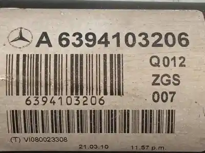 İkinci el araba yedek parçası merkezi sanziman için mercedes-benz vito (w639) basic, combi 115 cdi compacto (639.601) oem iam referansları a6394103206 6394103206 